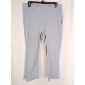 Hilary Radley Pull-On Ankle Pants Tummy Control Stretch Black Women’s Size M